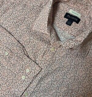 NWT Jos A Banks Comfort Stretch Tailored Fit Floral Long Sleeve Men Large